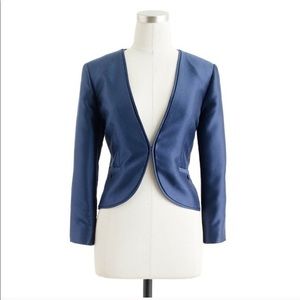 Jcrew Collection Navy Blue Cropped Jacket 0